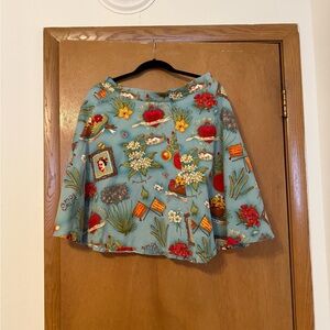 Freida Floral and Fruit Patterned Skirt
